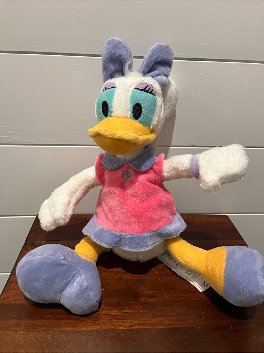 Disney Daisy Duck Soft Toy - Pink, Lavender & Yellow